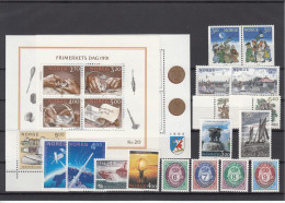 Norway 1991 - Full Year MNH ** - Años Completos