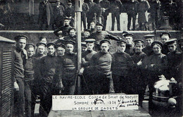 Le Navire Ecole Comte De Smet De Naeyer Sombré Le 19 Avril 1906 A 7 Heures Du Matin Un Groupe De Cadets - Segelboote