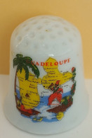 Dé à Coudre De Collection En Porcelaine - GUADELOUPE - Thimbles