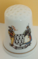 Dé à Coudre De Collection En Porcelaine - BRETAGNE - Thimbles