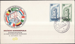 Europa CEPT 1956 Allemagne Fédérale - Germany - Deutschland FDC2 Y&T N°117 à 118 - Michel N°241 à 242 - 1956