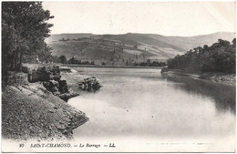 Delcampe - CPA DE SAINT-CHAMOND  (LOIRE)  LE BARRAGE - Saint Chamond