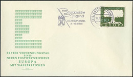 Europa CEPT 1957 Allemagne Fédérale - Germany - Deutschland FDC2 Y&T N°166 - Michel N°294 - 10p EUROPA - Phosphorescent - 1957