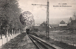 14305 LAON     Montée Du Funiculaire    (Recto-verso) 02 - Laon