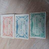 3 Billets De La CC De DUNKERQUE - Chambre De Commerce