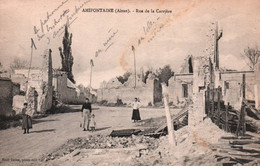 14303  AMIFONTAINE Rue De La Carrière   (Recto-verso) 02  ( Carte Avec Légendes Et Noms) - Otros & Sin Clasificación