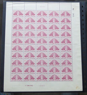 LEVANT - 1942 - Poste Aérienne PA N°Yv. 5 - 4f Rose - Feuille Complète - Neuf Luxe ** / MNH / Postfrisch - Ungebraucht