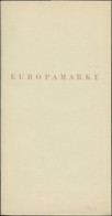 Europa CEPT 1956 Allemagne Fédérale - Germany - Deutschland Livret Y&T N°117 à 118 - Michel N°1043 à 1044 *** - T1 - 1956