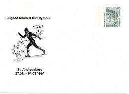 55066 - Bund - 1994 - 80Pfg SWK PGAKte "Jugend Trainiert Fuer Olympia", Ungebraucht - Winter 2016: Lillehammer (Olympische Jugendspiele)