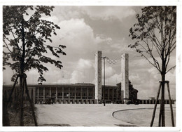 55087 - Deutsches Reich - 1936 - AnsKte "Eingang Zum Reichssportfeld", Gelaufen - Olympische Spelen