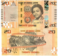 Sierra Leone 20 New Leones 2022 UNC - Sierra Leone