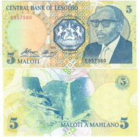 Lesotho 5 Maloti 1989 UNC - Lesotho