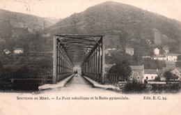 Méry - Le Pont Métallique Et La Butte Pyramidale - Esneux