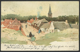 DOMBURG - Litho Gekleurd - Belgian Illustrator Henri Cassiens - 1901 Old Postcard (see Sales Conditions) 06766 - Domburg