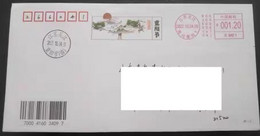 China Covers,The First Day Of The 2022 Double Ninth Festival (Wujiang, Jiangsu) With Color Postage Machine Stamp - Usati