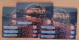 UK. Mercury. MER073. Country Cottages Yorkshire - Harbour. Ship - [ 4] Mercury Communications & Paytelco
