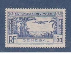 SENEGAL             N°  YVERT PA 13  NEUF AVEC CHARNIERES     ( CHARN 05/16 ) - Airmail