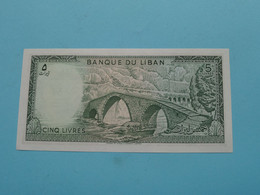5 Livres () Banque Du LIBAN 1986 ( For Grade See SCANS ) UNC ! - Lebanon