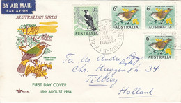 AUSTRALIA FDC 339-340,birds - Cartas & Documentos