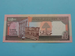 500 Livres () Banque Du LIBAN 1988 ( For Grade See SCANS ) UNC ! - Libanon