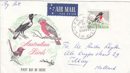 AUSTRALIA FDC 344,birds - Brieven En Documenten