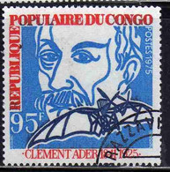 CONGO PEOPLE'S REPUBLIQUE REPUBLIC 1975 CLEMENT ADER 95fr OBLITERE USED USATO - Oblitérés