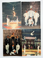 Cirque - Lot De 4 Photos Acrobates 4 KING - Circus - Célébrités