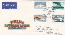AUSTRALIA FDC 668-671,ships - Covers & Documents