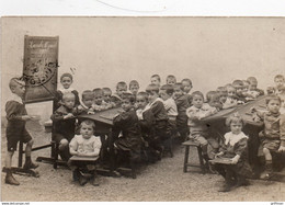 LYON PHOTO CARTE ECOLE GILBERT DRU COURS ELEMENTAIRE ELEVES CLASSE 1907 TBE - Lyon 7