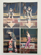 Cirque - Lot De 4 Photos Acrobate LORADOR - Circus - Famous People