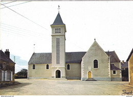 CONLIE L'EGLISE ET SON NOUVEAU CLOCHER TBE - Conlie