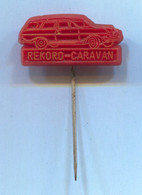 Rekord Caravan - Auto Car Automotive, Vintage Pin Badge Abzeichen - Opel