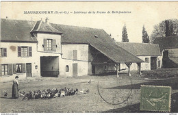 MAURECOURT INTERIEUR DE LA FERME DE BELLEFONTAINE 1918 TBE - Maurecourt