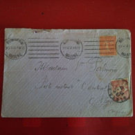 LETTRE MOURMELON LE GRAND POUR ALGER POSTE RESTANTE 1932 TAXE - 1921-1960: Moderne