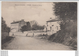 ENVIRONS DE CELLES SUR BELLE  VITRE ENTREE DU BOURG 1907 TBE - Celles-sur-Belle