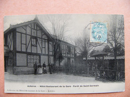 Hôtel Restaurant De La Gare ACHERES 78 Yvelines Forêt De Saint Germain - Restaurants