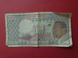 1 BILLET    REPUBLIQUE GABONAISE  1000 FRANCS - Gabon