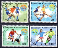 CENTRAFRIQUE   PA 397/00   Oblitere ( Cote 3.75e )  Cup 1990  Football  Soccer Fussball - 1990 – Italie