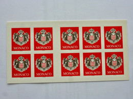 Monaco Carnet #13 - Postzegelboekjes