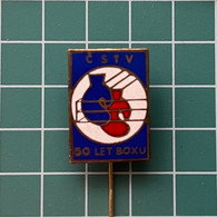 Badge Pin ZN012374 - Boxing Czechoslovakia CSTV 50 Years Anniversary - Boksen