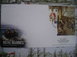 FDC Royal Marines Uniforms,  Royal Marines Uniformes - 2021-... Decimal Issues