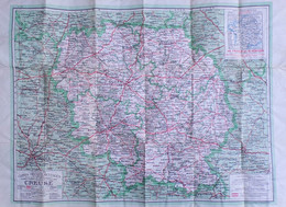 23-ROYERE-CARTE GEOGRAPHIQUE 1961-ST SAINT MARTIN CHATEAU-PARDOUX-BEAUMONT-VILLE DIEU-FAUX MONTAGNE-GENTIOUX-FENIERS- - Carte Topografiche
