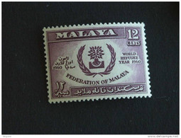 Malay Malaisie 1960 Réfugié Yv 94 MNH ** - Fédération De Malaya