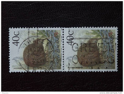 Nieuw-Zeeland Nouvelle-Zélande New Zealand  Brown Kiwi  2x Yv 1014 O - Kiwi