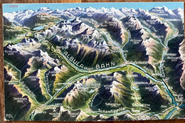 ALBULA FILISURF BAHN - MAP - Filisur