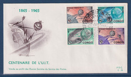 ⭐ Congo - FDC - Premier Jour - Centenaire De L'UIT - 1965 ⭐ - FDC