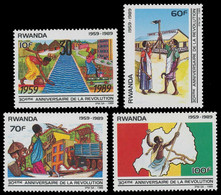 1360/1363** - 30e Anniversaire De La Révolution Rwandaise / 30ste Verjaardag Van De Rwandese Revolutie - RWANDA - Neufs
