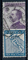 ITALIA REGNO 1924 - FRANCOBOLLI PUBBLICITARI - 50 C. VIOLETTO E AZZURRO  "REINACH" -  USATO VFU - Publicité