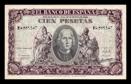 España Spain 100 Pesetas Cristóbal Colón 1940 Pick 118 Serie H SC- AUNC - 100 Pesetas