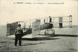 Aviation * Avion Biplan Aéroplane GROUPY N°1 , Moteur Antoinette 50 HP * Aviateur - ....-1914: Voorlopers